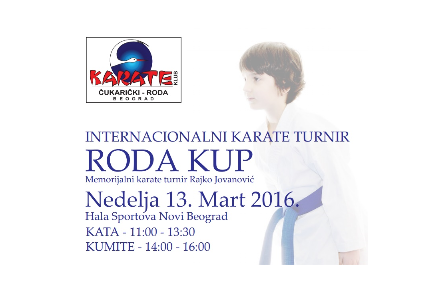 Karate turnir Roda kup 2016